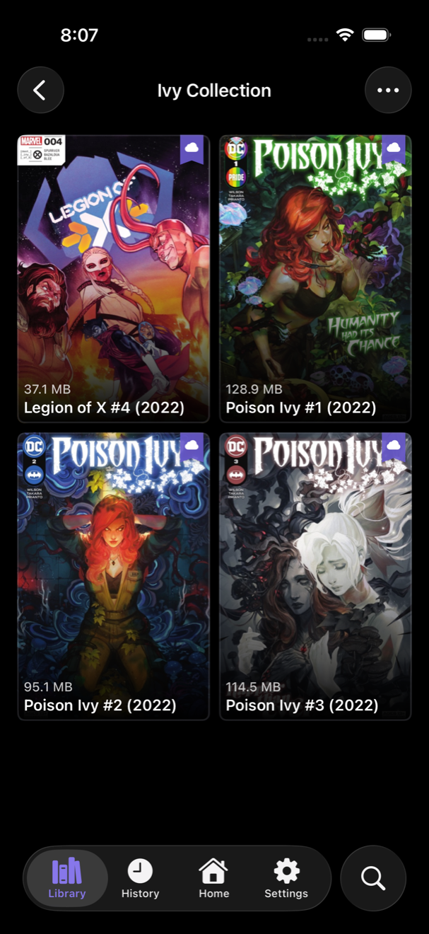 Suwatte local library collection screenshot